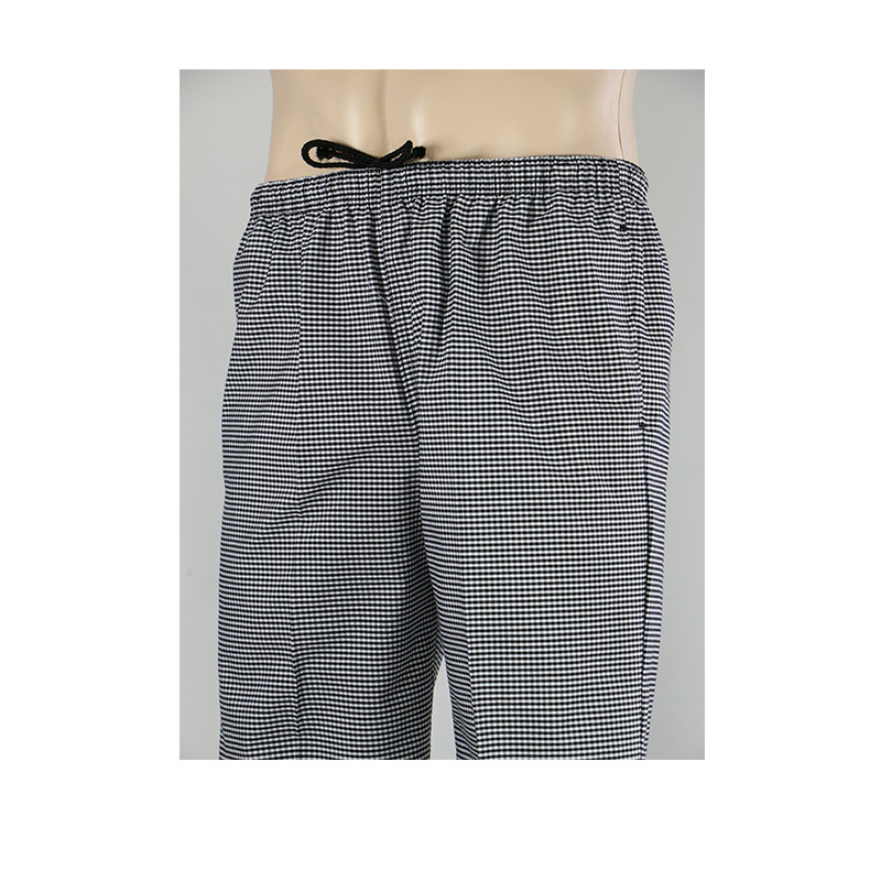 Thompson Drawstring chef pants -Traditional Check - Fraser and Hughes